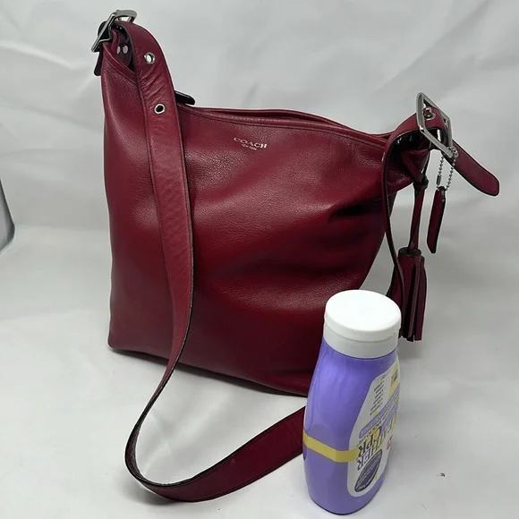 COACH Legacy Tassel Duffle 19889
Leather Crossbody Bag Deep Red - Picture 17 of 17